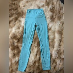 Lululemon Athletica Aqua Blue Leggings